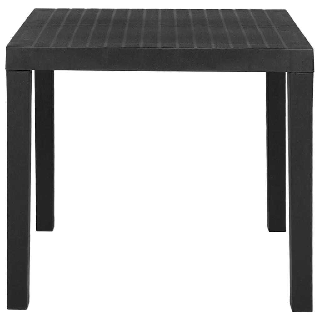 Tavolo da Giardino Grigio 79x65x72 cm in Plastica 315843
