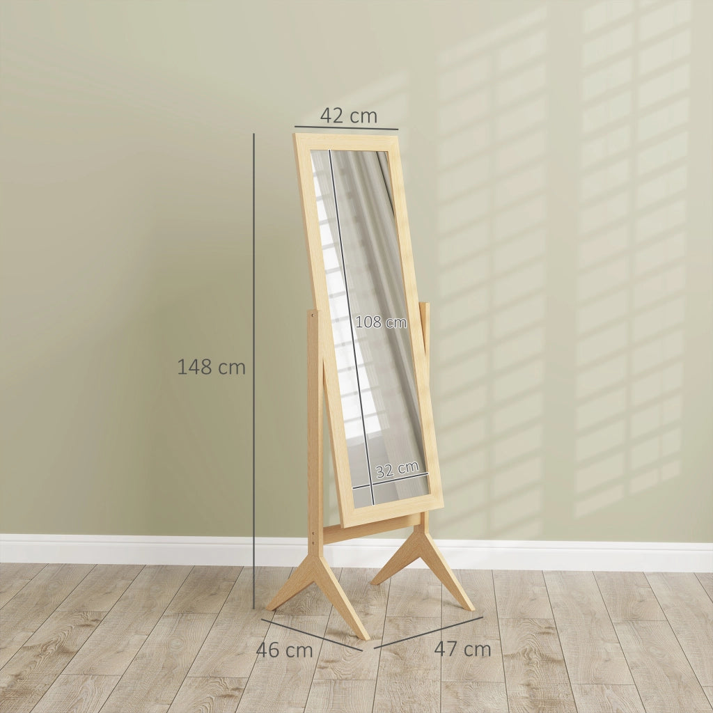 Specchio a Pieno Corpo ¨C zephmum ¨C Roble 47x46x148 cm