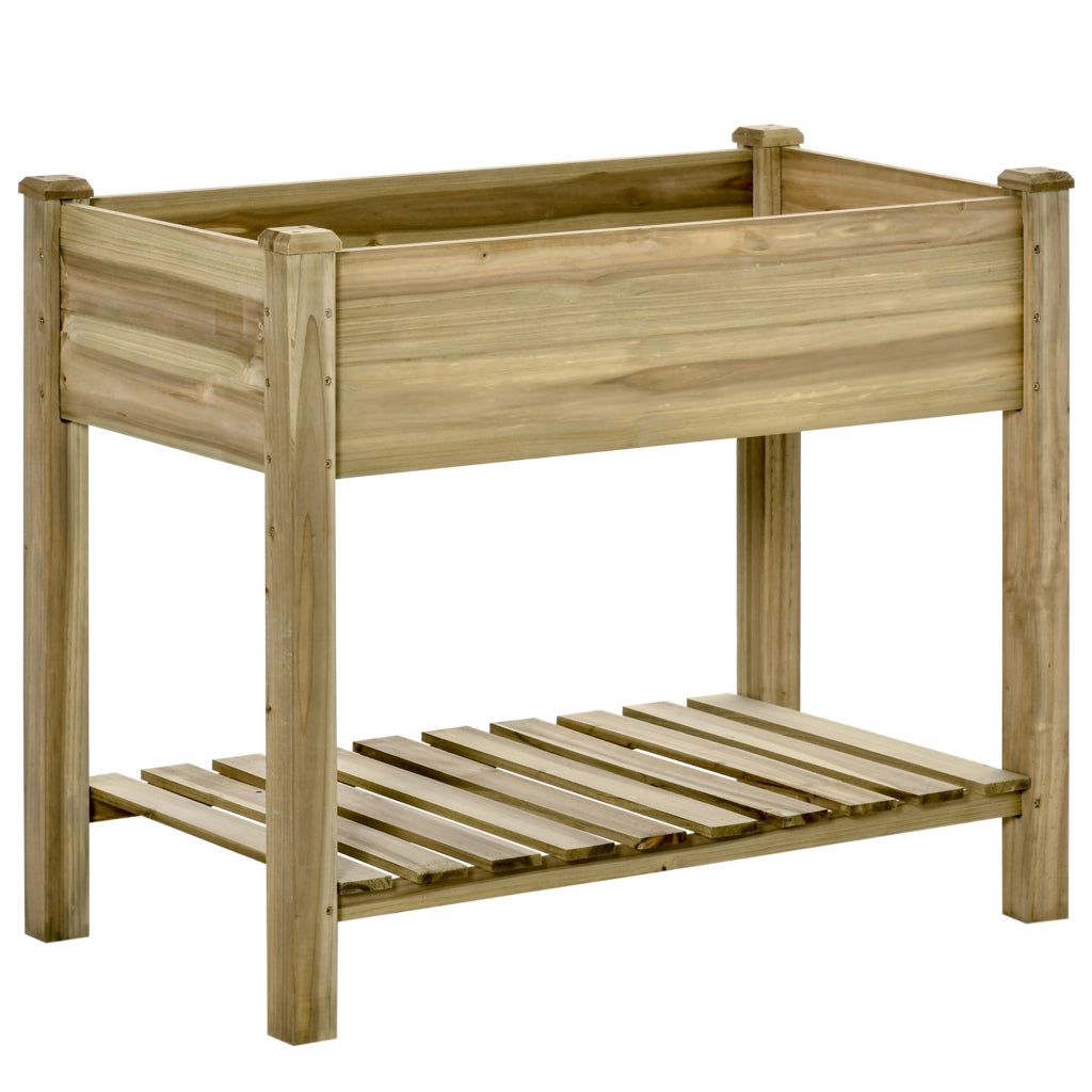 Fioriera Rialzata ¨C zephmum ¨C Legno 91x51x76cm
