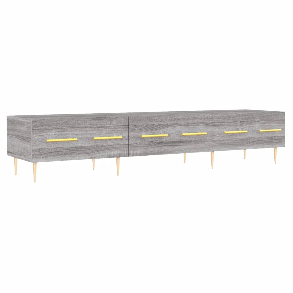 Mobile Porta TV Grigio Sonoma 150x36x30 cm in Legno Multistrato 829146