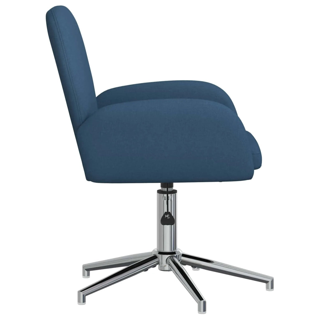 Sedie da scrivania girevoli 2 pz 54 x 58 x 90 cm Blu Tessuto 3428302