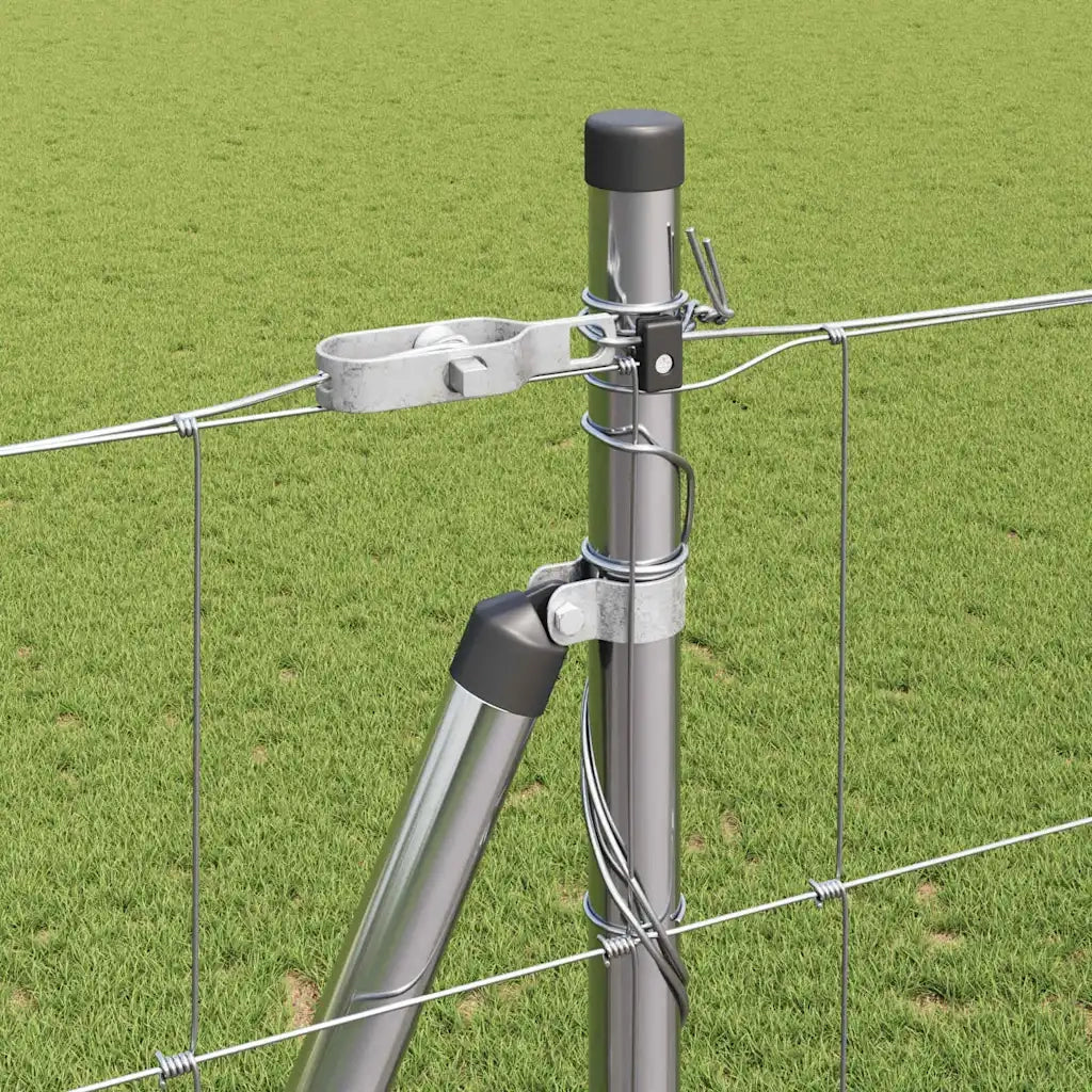 Palo della recinzione Zincato 25 x 1,5 m Acciaio