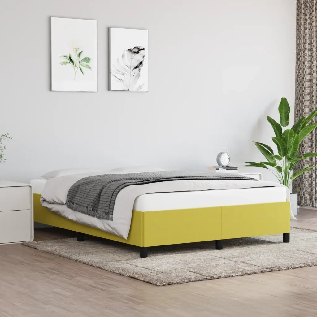 Giroletto senza Materasso Verde 140x190 cm in Tessuto 347065