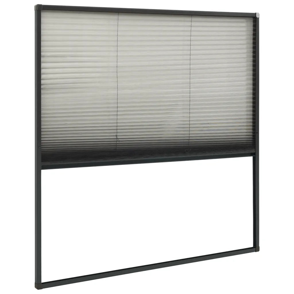 Zanzariera Plissettata per Finestre in Alluminio 120x120 cm 148666