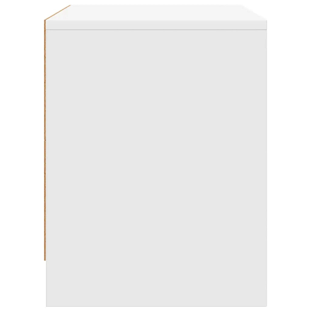 Comodini 2 pz Bianchi 45x34x44,5 cm in Truciolato cod mxl 30463