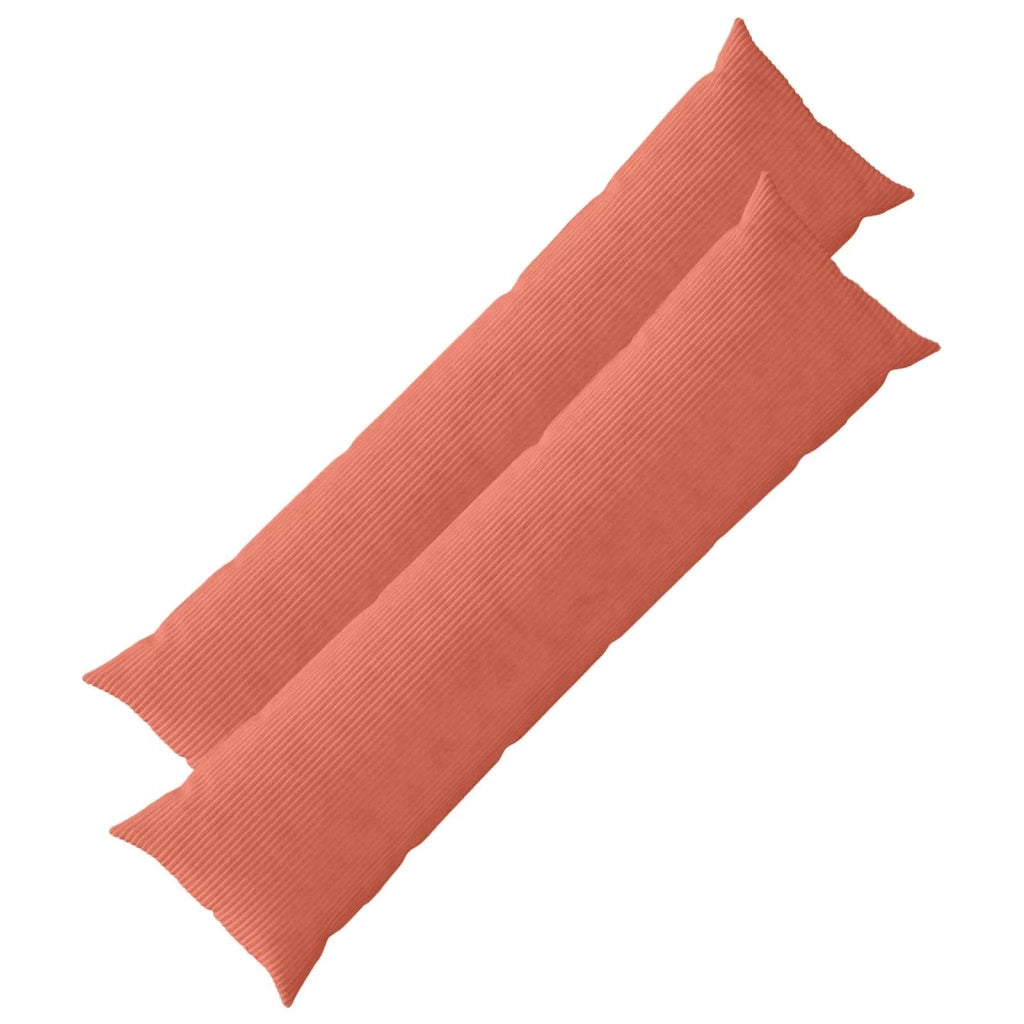 Federa 2 pcs HEERLEN Rosso Arancio 40 x 145 cm corduroy 908892