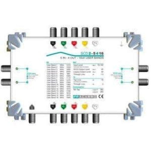 FRACARRO MULTISWITCH SCD2-5416W 5IN 4OUT 287412