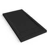 Piatto doccia Bidai con bordo 80X170 cm colore Nero RAL 9005 griglia Nera