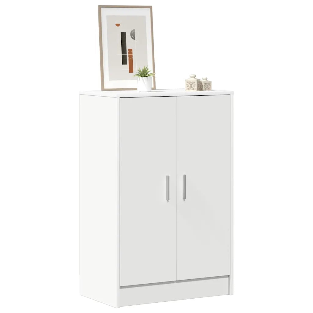 Scarpiera Bianca 60x35x92 cm in Truciolato 808927