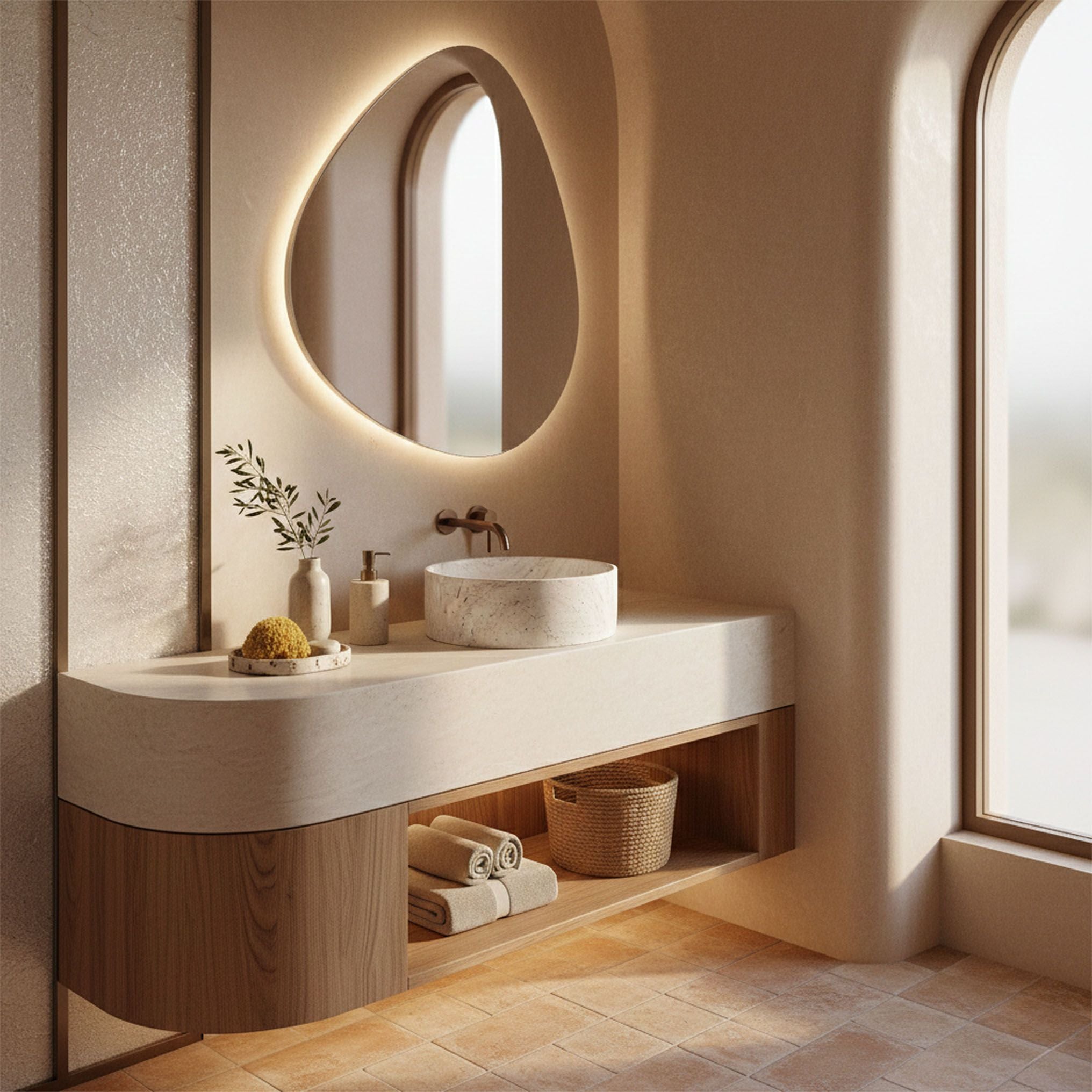 Lavabo Da Appoggio Rea Destiny