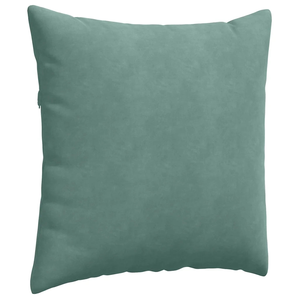 Cuscini da Divano 2 pz | Cuscini per sedie Verde Mare 80 x 80 cm Tessuto in Cords