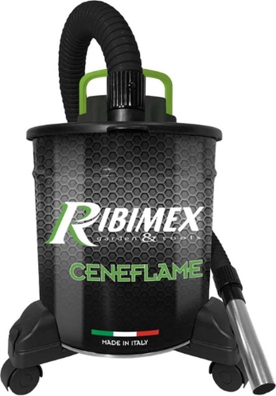 Aspiratore elettrico - 1200 Watt - 18 Litri di capacità di raccolta - con ruote - Nero