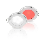 EUROLED 75 PLASTICA ROSSO/BIANCO STAINLESS STEEL - RED / WHITE LIGHT