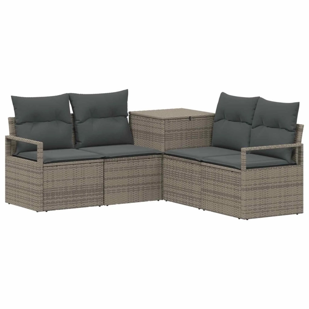 Set di divani 5 pz Grigio e Grigio Scuro 3447800
