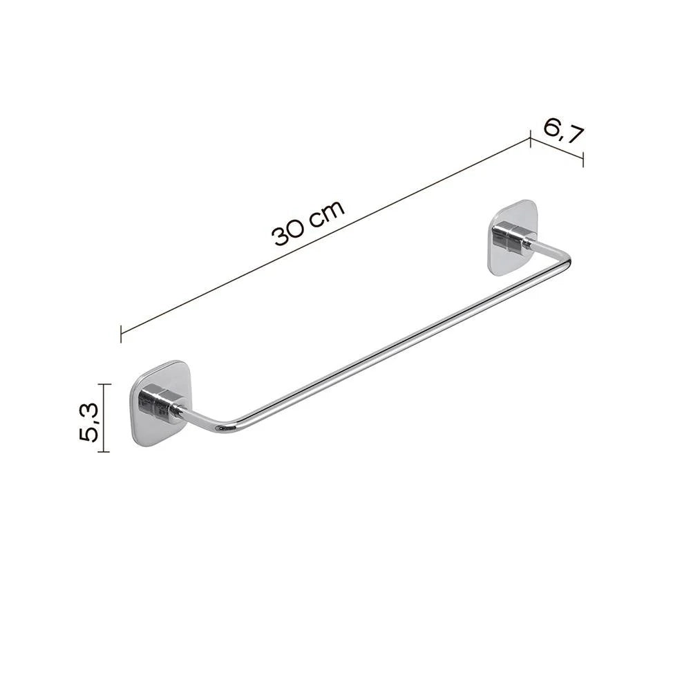 Portasalviette GEDY linea Teide da 30cm Cromato