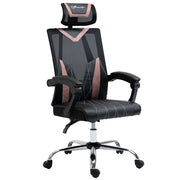 Sedia da Ufficio Ergonomica con Schienale a Rete ¨C Zephmum ¨C Grigio 58x62.5x112-120cm
