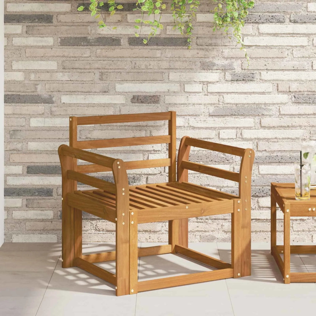Bracciolo 2 pz Naturale 58,5 x 8 x 60 cm 900513