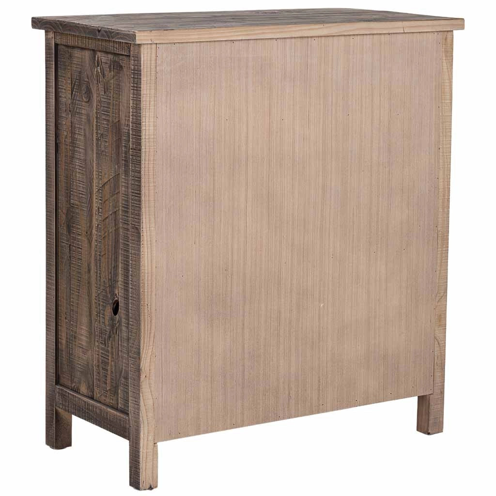 Tavolino da ingresso in legno marrone 80x40x89h cm