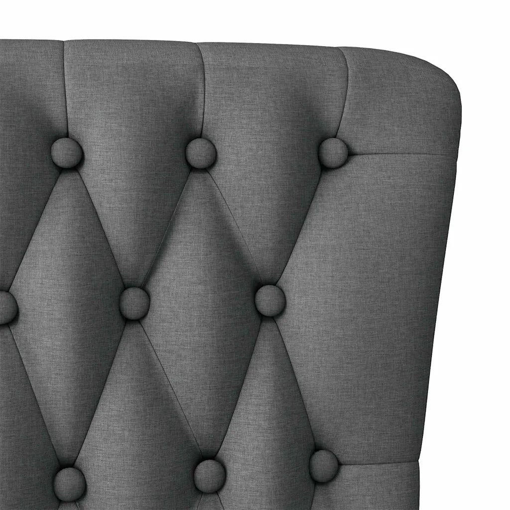 Divano Sedia-Poltrona Slipper Grigio scuro 56,5 x 70 x 110 cm Tessuto