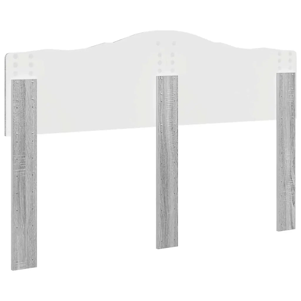 Testiera-Testata-Testiera Decorativa Grigio Sonoma 150 cm Legno multistrato 513328