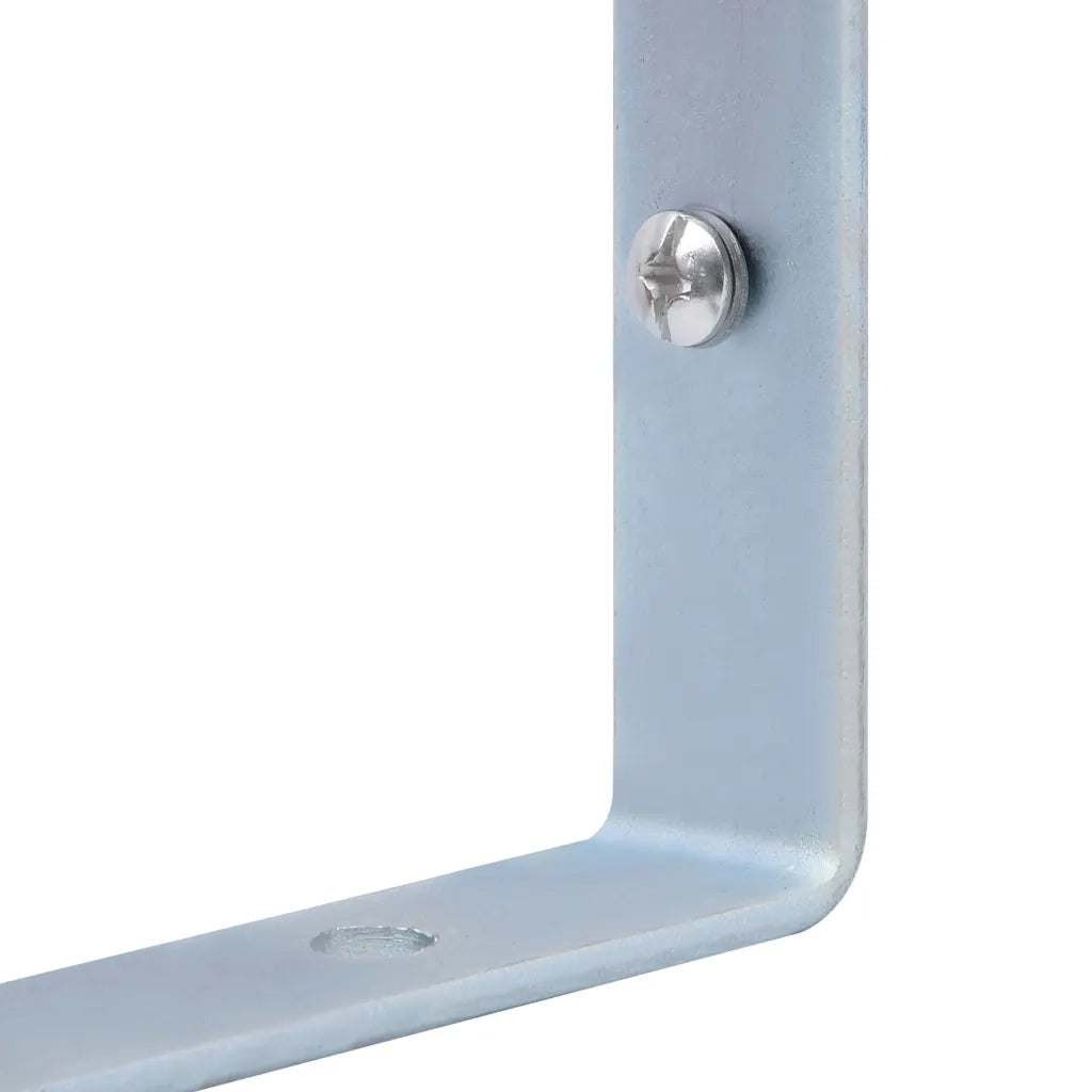 Staffe di Supporto per Recinzione 3 pz in Acciaio Zincato CFW5744355