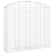 Cesto Gabbione ad Arco 200x50x180/200 cm Ferro Zincato
