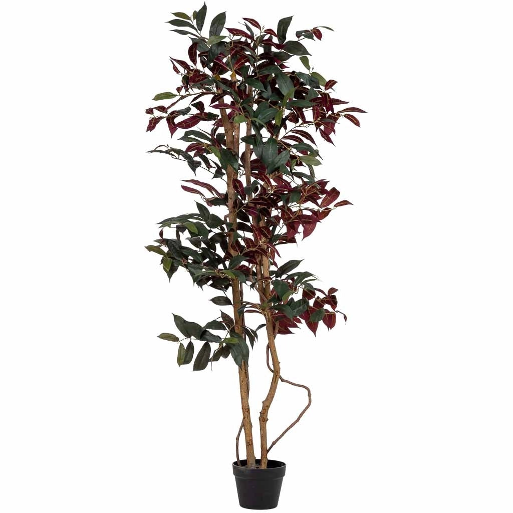 Albero decorativo artificiale con 500 foglie verde, 70x70x160 cm