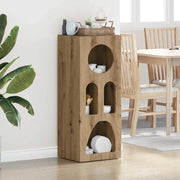 Credenza-Buffet-Armadio da cucina Rovere artigianale 40 x 35 x 100.5 cm