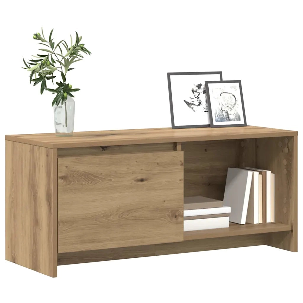 vidaXL Supporto TV rovere artigianale 90 x 35 x 40 cm