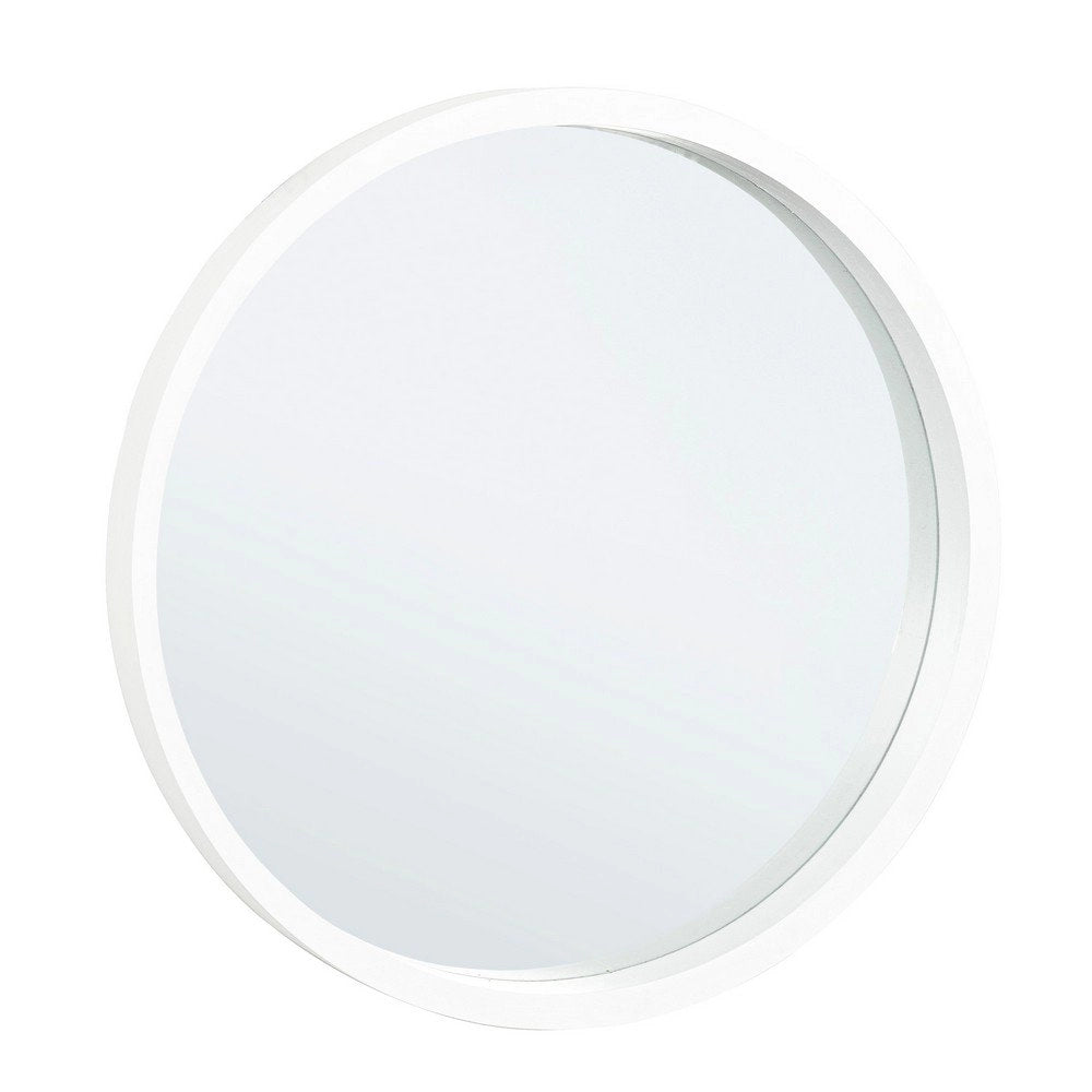 Specchio Rotondo Bianco Moderno da Parete 52 cm - YOUNG