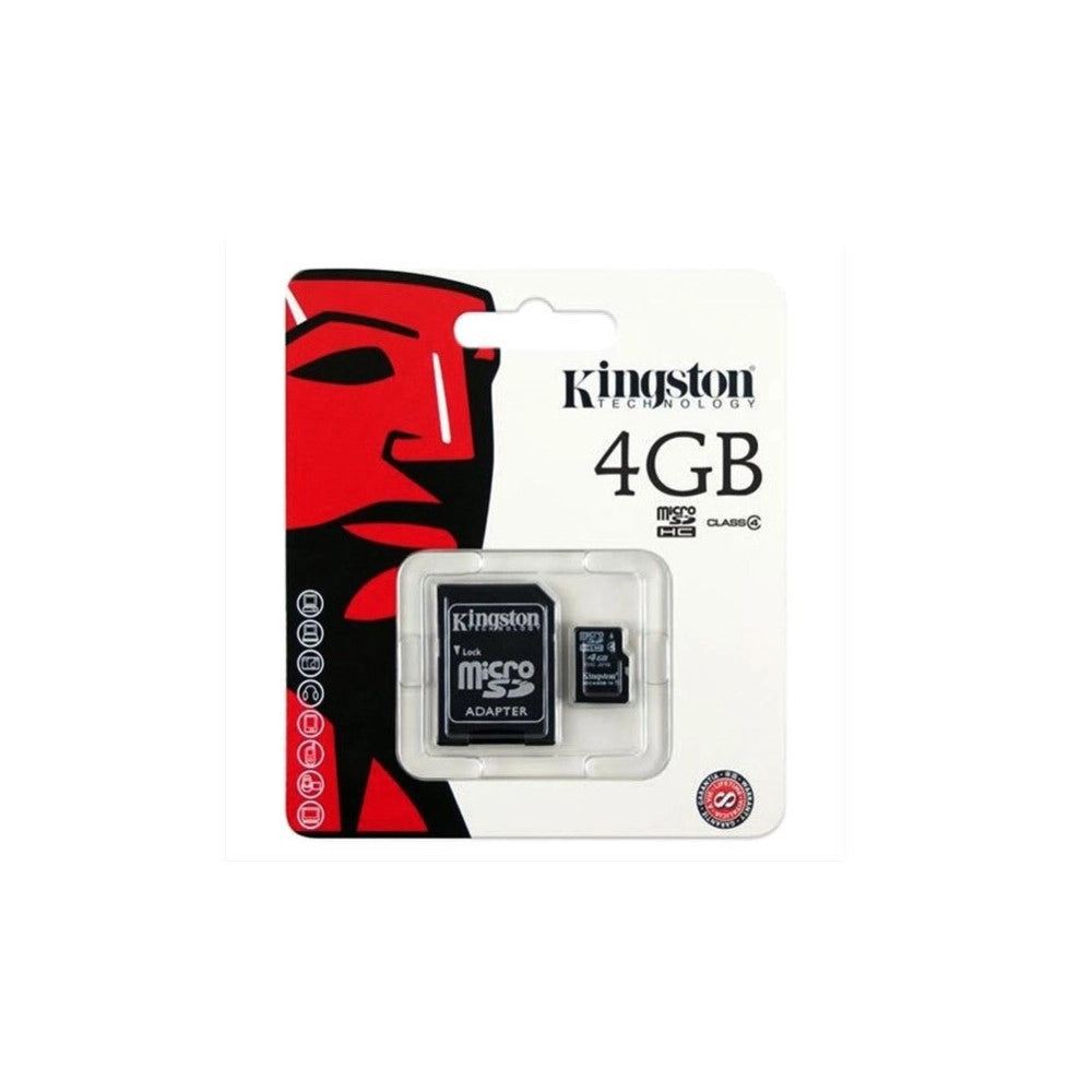Trade Shop - Kingston Micro Sd 4 Gb Microsd Classe 4 Sdhc Scheda Di Memoria Card Smartphone -