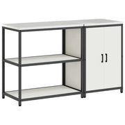 Set di Pensile da cucina | Stoccaggio per Cucina HATTEM 2 pz Bianco