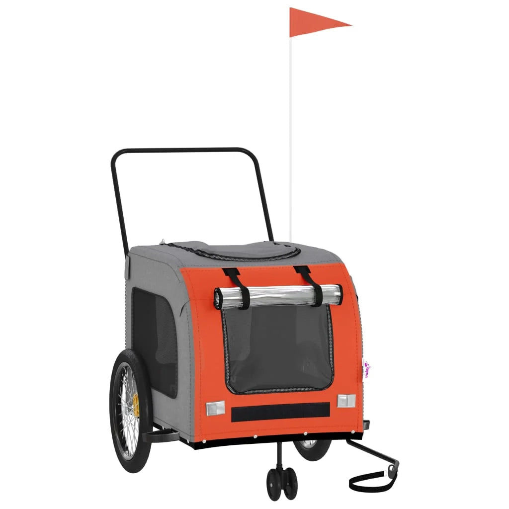 Rimorchio/carrello per animali domestici arancione 02_0044328