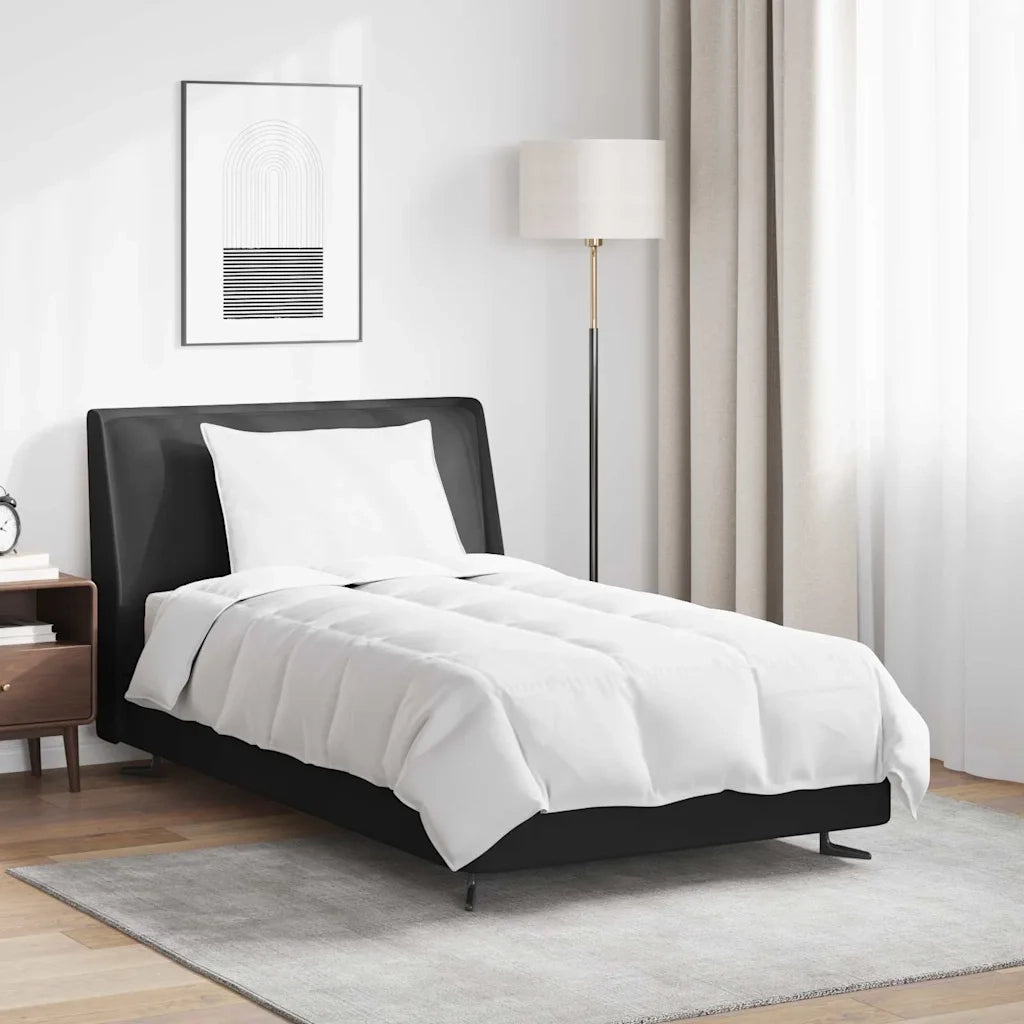 vidaXL Piumone Altro con cuscino 2 pcs Bianco 155 x 200 cm Piume