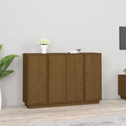 Credenza-Buffet-Armadio da cucina ambra 120x35x80 cm in Legno Massello di Pino 968256
