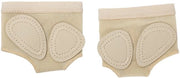 Antislip cuscinetti per piede anteriore, cuscinetti per piede T, cuscinetti per piede anteriore, cuscinetti per piede mediano, adatti per cuscinetti per piede da ballo, Beige (XS)
