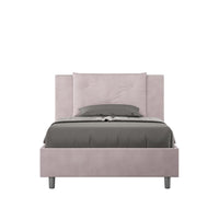 Letto Singolo 80x200 cm con Rete e Contenitore Appia Glicine