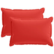 Federa 2 pcs HOUTEN Rosso 50 x 80 cm Poliestere 920205