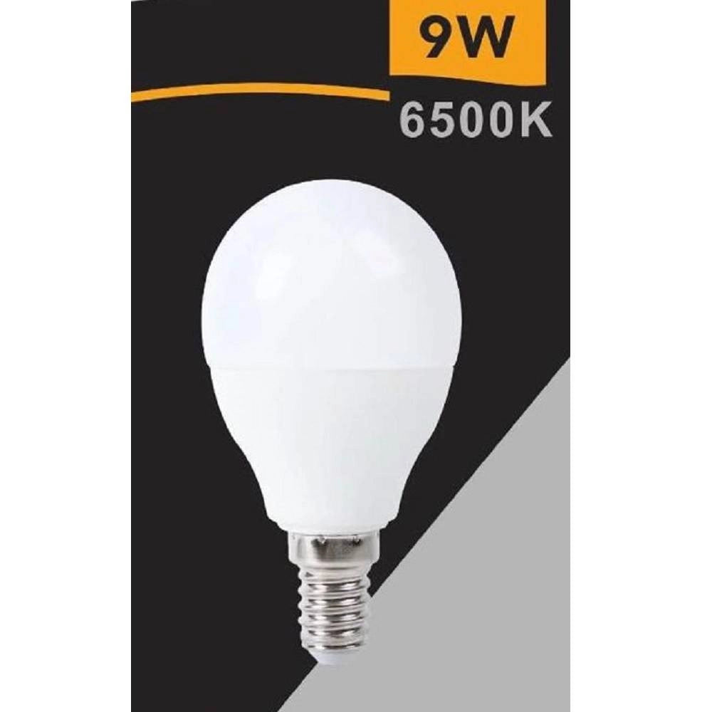 Trade Shop - Lampadina Led Globo G45 E14 9w Luce Fredda 6500k Calda 3000k Naturale 4000k G45t-9w -