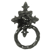 MANIGLIA AD ANELLO CON PIASTRA mm 35- 10 pezzi
