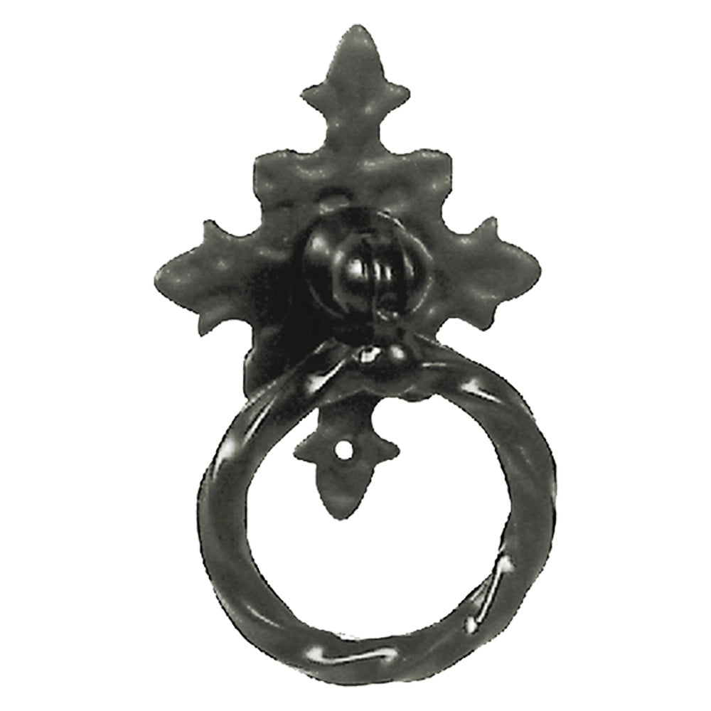 MANIGLIA AD ANELLO CON PIASTRA mm 35- 10 pezzi