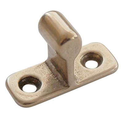 INCONTRO FERMAPORTA A PINZA AD AVVITARE - MM 14X34 H.MM 24 OTTONE LUCIDO- 10 pezzi