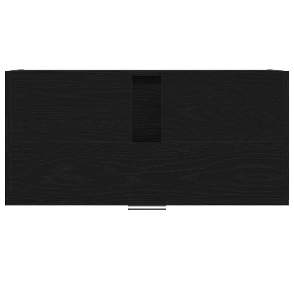 Mobile da Bagno Rovere Nero 78 x 37 x 59 cm Legno multistrato 868832