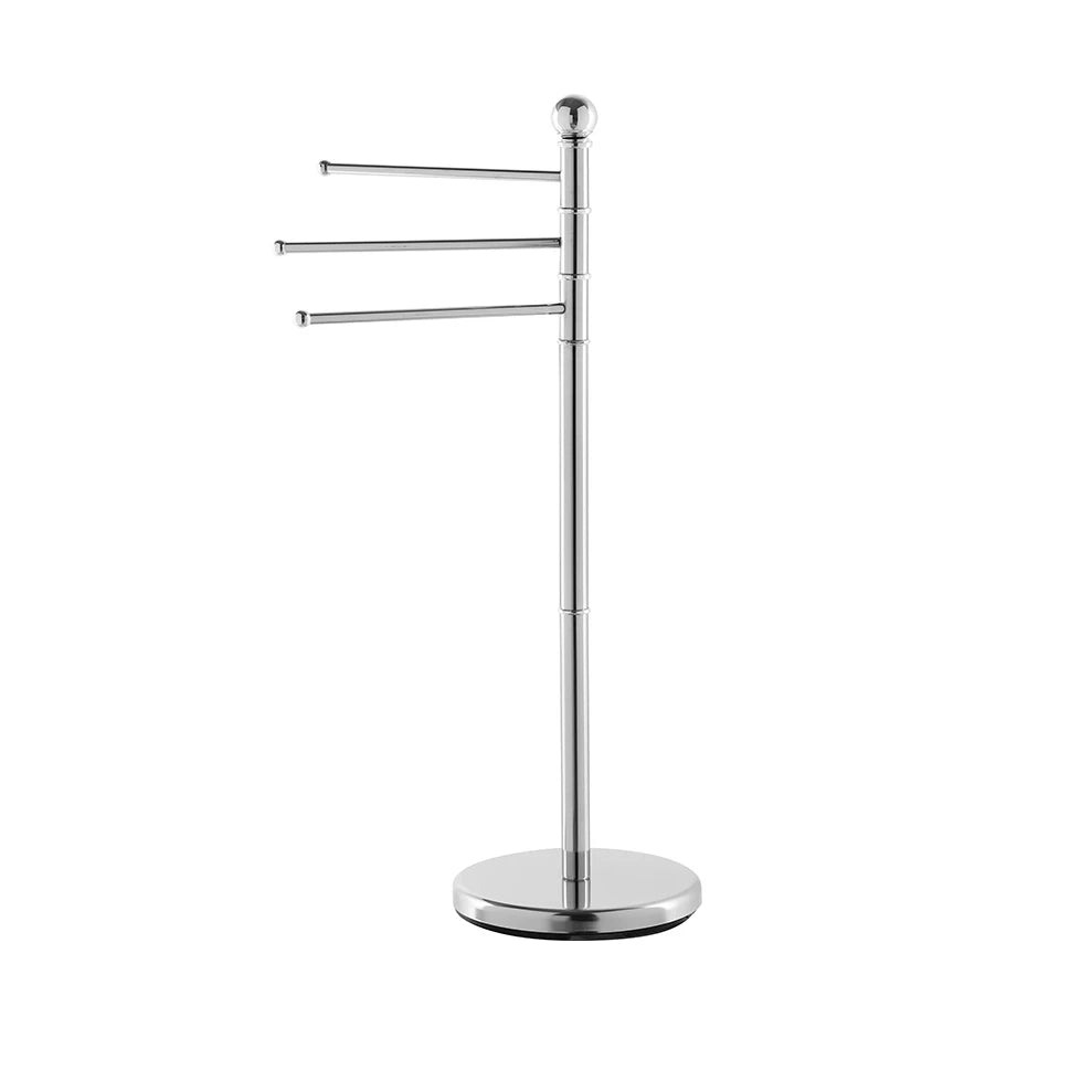 FERID Piantana portasciugamani 3 bracci cromo H90 cm