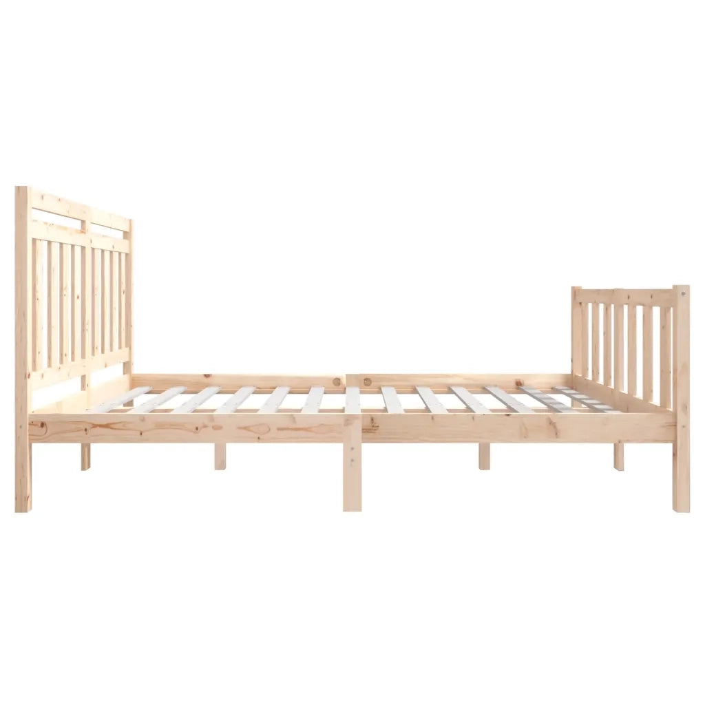 Giroletto-Struttura Letto in Legno Massello 140x190 cm 202725