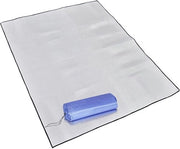 Mat di isolamento in foglio di alluminio 200 x 150 cm - isolante termico - compatta luce - per camping yoga sport