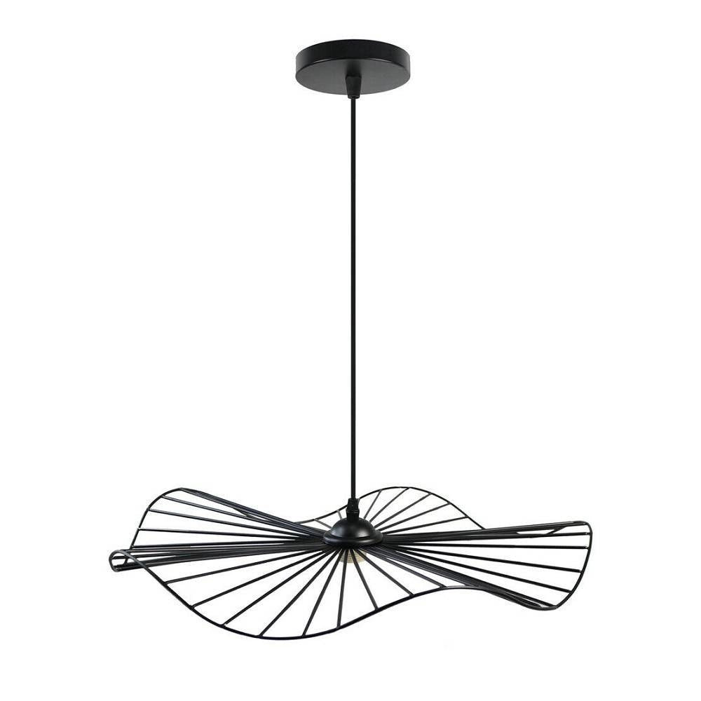 Trade Shop - Lampadario Da Soffitto Pendente A Sospensione Rotonda Plafoniera Lampada E27 B31 -