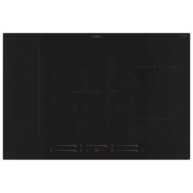 Candy CIE854MCBB Moderna Piano cottura a induzione 80 cm 5 Fornelli Flex-Zone colore Nero