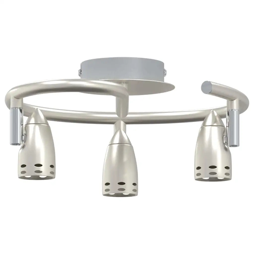 Faretto da soffitto Nichel 24 x 22 x 12,5 cm Metallo 4108219
