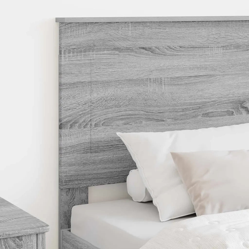 Testiera-Testata-Testiera Decorativa Grigio Sonoma 75 cm Legno multistrato 581669